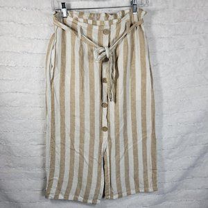 Love Tree S Women's Linen Blend Midi Skirt